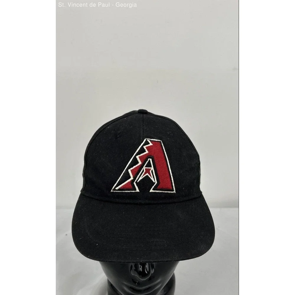 OC Sports Black Arizona Diamondbacks MLB Baseball Hat Cap Youth Great Condition